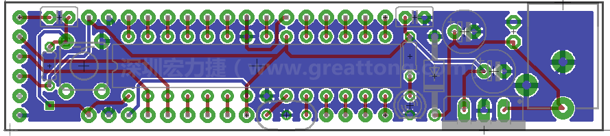 以上就是布線的所有步驟了。接下來就只剩下絲?。╯ilk-screen）、建立Gerber檔跟drill檔和送去印刷電路板廠制作的步驟。