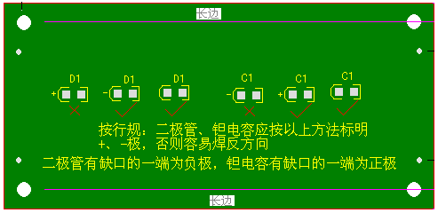 關(guān)于二極管、鉭電容的極性標(biāo)注